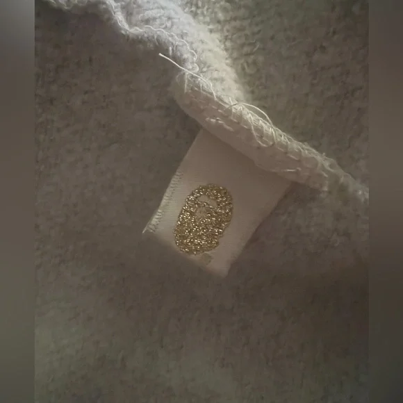 A Bathing Ape By Champion Women's Size L Gray Cotton Short Sleeve  Sweatshirt - Picture 8 of 8